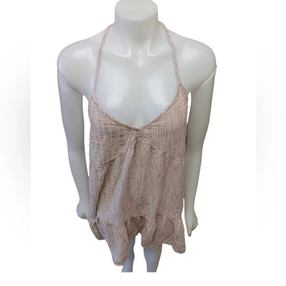 Aerie  Boho Spaghetti Strap Mini Ruffled Dress Size XXL - Picture 2 of 9